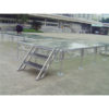 Folding Portable Aluminum Glass Stage