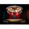 Folding Portable Aluminum Glass Stage