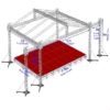 Outdoor Concert Aluminum Frame Stage Truss