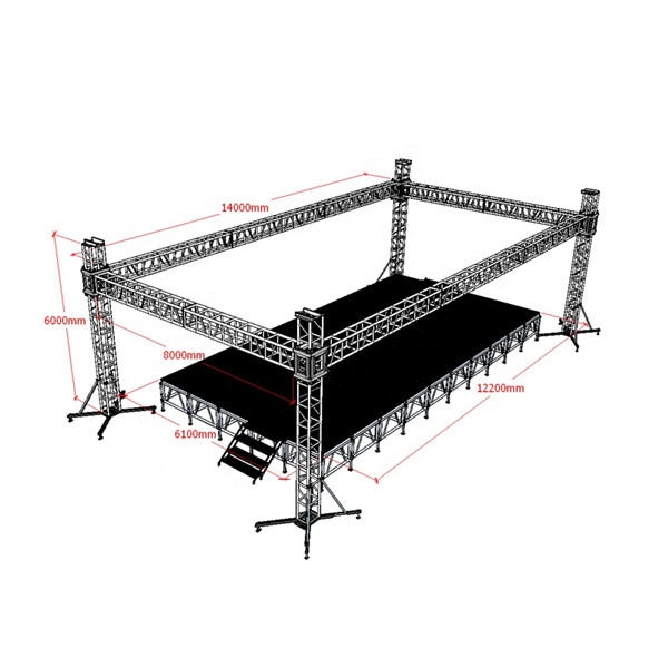 high-quality-concert-stage-decoration-tents-for (3) Aluminum Alloy Truss