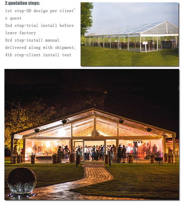 Aluminum Frame Banquet Marquee Event Wedding Tents