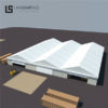 aluminum alloy industrial warehouse tent