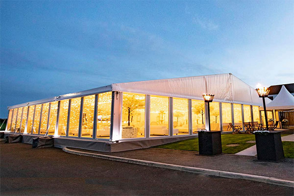 warehouse marquee tent