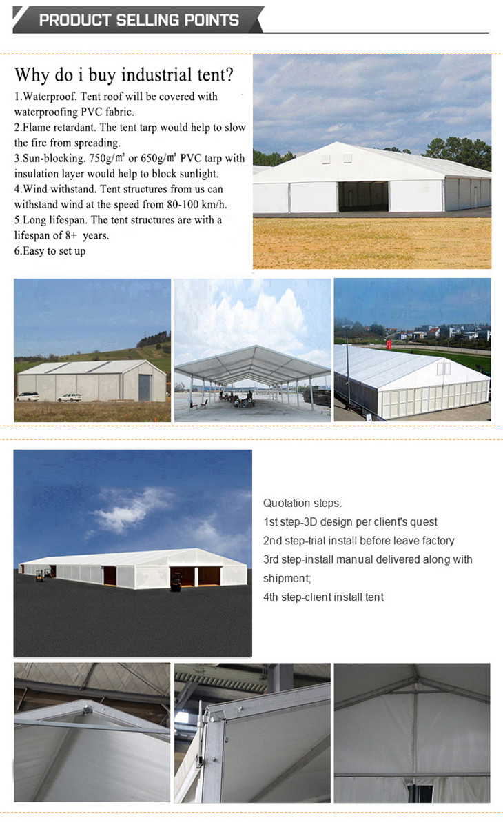 warehouse tent