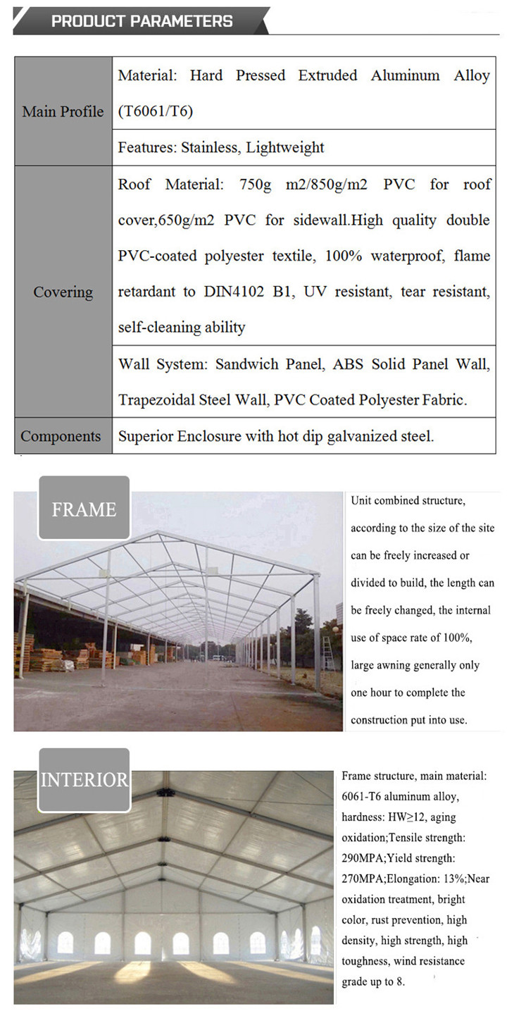 warehouse tent