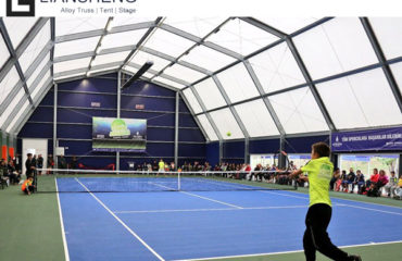 Sports event marquee tent