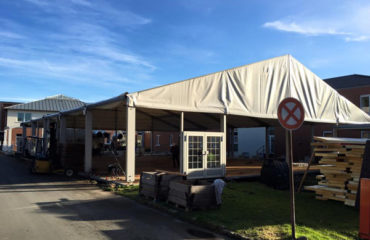 industrial warehouse tent