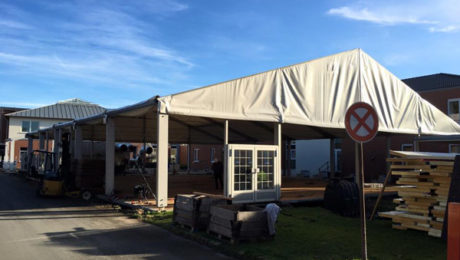 industrial warehouse tent