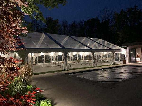 clear span tent